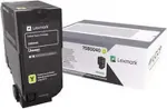 Tooner LEXMARK - Gelb - Original - Tonerpatrone - f&uuml;r Lexmark CS727de, CS728de, CX727de