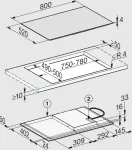 Pliidiplaat MIELE KM 7373 FL