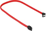SHARKOON SATA III Kabel kątowy czerwony - 60 cm