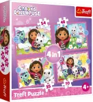 Trefl GABBY&acute;S DOLLHOUSE Pusle komplekt, 4 tk