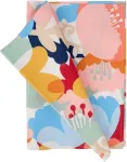 Home4you Linik NORDIC FLOWER 43x116cm, p&otilde;hjamaine lill, kangas 332, 80% puuvill, 20% pol&uuml;ester