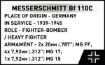 Cobi Klocki Blocks Messerschmitt BF 110C 578 pieces