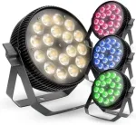 LIGHT4ME ALU TETRA RGBW PAR 18x10W reflektor sceni