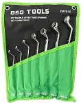 DSDTOOLS 7-osaline topeltkokkupandavate r&otilde;ngasv&otilde;tmete komplekt 6-19 mm 75 kraadi DS1816