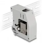 DeLOCK Hutschienenadapter mit Keystone Modul RJ45 Buchse zu RJ45 Buchse Cat.6A