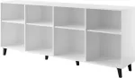 Cama MEBLE ETNA chest of drawers 200x42x82 valge matt