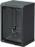 Triton 10" rack single-piece 4U/260 black door perf.