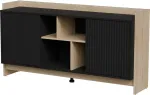 Cama MEBLE Cama PORTO 2D chest of drawers 150x38x77 oak/black