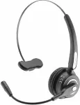 MEDIARANGE Headset Bluetooth monaural mit Mikrofon schwarz