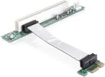 V&otilde;rgukaart DeLOCK Riser Karte PCI Express x1 > 1 x PCI mit flexiblem Kabel 9 cm links gerichtet