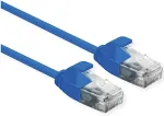 ROLINE UTP DataCenter Patchkabel Cat.6A (Class EA), LSOH, slim, blau, 5 m