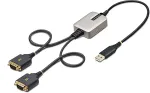 StarTech 2-PORT USB SERIAL ADAPTER TO DUAL DB9 RS232 ADAPTER