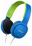 PHILIPS SHK-2000BL/00 blau On Ear Kinderkopfh&ouml;rer schnurgebunden 3,5mm Klinke