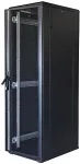 TOTEN 19" cabinet , System G, 42U, 600x800, glass door, perforated rear door, 800kg load, black / G6.6842.9801 / 19-G6842GP