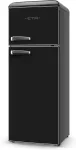 K&uuml;lmik ETA Refrigerator | ETA253890020EN Storio Retro | Energy efficiency class E | Free standing | Combi | Height 148.2 cm | Fridge net capacity 170 L | Freezer net capacity 45 L | 38 dB | Black