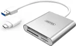 Kaardilugeja UNITEK Flash card reader USB 3.0 + USB Type-C; Y-9313D