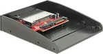 Kaardilugeja DELOCK - Kartenleser - 8,9 cm (3.5 ) (CFast Card Typ I, CFast Card Typ II) - Serial ATA (91496)