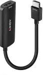 Lindy Converter HDMI 4K60 > DisplayPort 1.2 (black, 16cm)