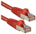 Lindy - Patch-Kabel - RJ-45 (S) - RJ-45 (S) - 2,0m - SFTP, PiMF - CAT 6a - gepresst, glatt, halogenfrei - Rot (47164)