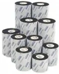 Citizen Thermal transfer ribbon, Resin, 80 mm, 25.4 mm, 300 m, 8 Rolls/Box, Flat-Head, black