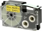 Casio XR-12 YW 12 mm black on yellow