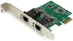 V&otilde;rgukaart Startech .com Dual Port Gigabit PCI Express Server Network Adapter Card - Netzwerkadapter - PCIe Low Profile - Gigabit Ethernet x 2 (ST1000SPEXD4)
