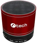 C-TECH Speaker SPK-08R, bluetooth, red