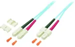 EFB Elektronik EFB-Elektronik Duplex Jumper SC-SC 50/125&micro;, OM3, LSZH, aqua, 3.0mm, 1m Hersteller: (O7413.1)