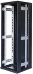 TOTEN 19" cabinet , System G, 37U, 600x600, glass front door, metal rear door, 800kg load, black / G6.6637.9001 / 19-G6637GM