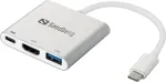 SANDBERG USB-C Mini Dock HDMI+USB - USB-Docking-Station (136-00)