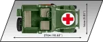 Cobi Klocki COBI Willys MB Medical, construction toy