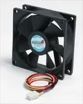 StarTech.com Quiet Dual Ball Bearing 8cm Case Fan with TX3 Connector, Black, -10 - 80, 80 x 80 x 25, 12 V