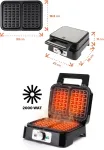 Promis Waffle Maker for 2 Waffles