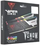 M&auml;lu Patriot 32 GB DDR5-6800 Kit, memory (black, PVVR532G680C34K, Viper Venom RGB, XMP)