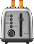 BUYDEEM 2 Slice Toaster, model DT620E, color Stainless Steel, EU
