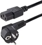 StarTech.com COMPUTER POWER CORD - 3FT (1M) EU SCHUKO TO C13 18AWG