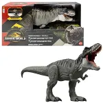 Mattel Jurassic World Rebirth Super Colossal Tyrannosaurus Rex Action Figure, T-Rex Dinosaur Movie Toy