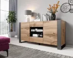 Cama MEBLE Cama chest of drawers WOOD wotan oak/antracite