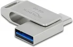 DeLOCK USB 3.2 Gen 1 USB-C + Type-A m&auml;lupulk 128 GB - metallkorpus