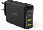 NONAME Charger CHOETECH GaN 2x USB Type-C, 2x USB Type-A: 140W, PD3.1, QC3.0