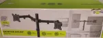 Goobay SALE OUT. Dual Monitor Mount Flex, Black | Goobay Dual Monitor Mount Flex | Swivel, Tilt, Rotation | 17-32 " | Maximum weight (capacity) 8 kg | DAMAGED PACKAGING | Black