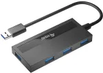 EQUIP 4-Port USB-A3.2-Hub->4xUSB-A 3.2 +USB-C Adapter 5Gbps