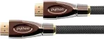 Alcasa Python HDMI&laquo; 2.0 Kabel 4K2K Nylongeflecht schwarz 2m
