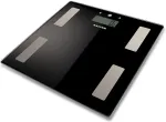 Kaalud Salter 9150 BFEU12 Glass Analyser Bathroom Scales, Black