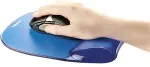 Fellowes CRYSTAL Mouse & Wrist Pad Gel cyan