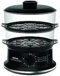 TEFAL VC140135 steam cooker 2 basket(s) Freestanding 900 W Black