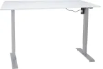 Home4you T&ouml;&ouml;laud ERGO 1-mootoriga 140x80xH71-121cm, hallikasvalge/h&otilde;behall