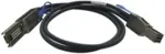 Qnap - Externes SAS-Kabel - SAS 6Gbit/s - 4x Mini SAS HD (SFF-8644) (M) bis 26 pin 4x Mini SAS (M) - 2,0m - Schwarz (CAB-SAS20M-8644-8088)