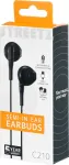 STREETZ Semi-in-ear earphones , 3-button, USB-C, black / C210-BLK / 6612040