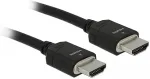 DELOCK HDMI-kabel med Ethernet 3m Sort